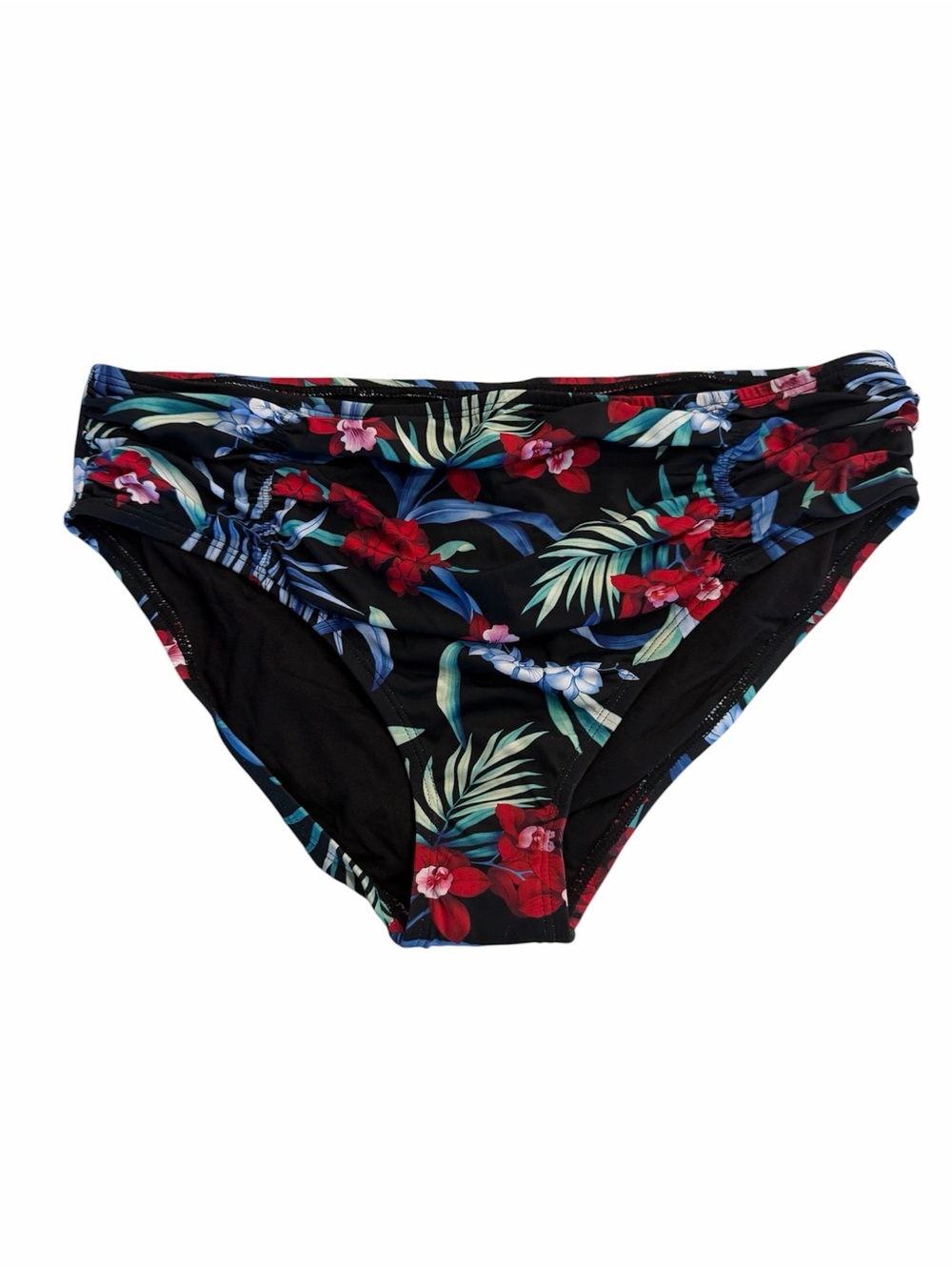 Tommy Bahama Ladies Swimsuit Bottom Size XL Midnight Orchid Hi Waist